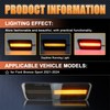 ZDEERAOTO LED Front&Rear Fender LED Side Marker Lights Kit for
