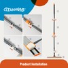 CLEANHOME Microfiber Mop Floor Dust Mop with Extendable Long Handle,