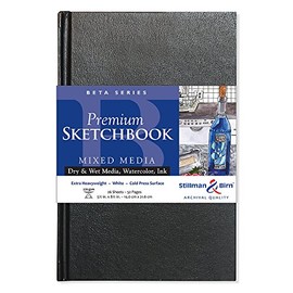 Stillman & Birn : Beta Sketchbook : 5.5 x 8.5in Hardbound 270gsm : Natural White : Cold Pressed/Rough