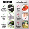 Fullstar Mandoline Slicer for Kitchen, Fruit Cutter, Cheese Grater, Cucumber