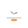METALLIXITY 20pcs 15mm Book Corner Protector Metal Decorative Edge Cover