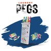 20 x Premium Soft Grip Clothes Pegs Plastic Strong Laundry
