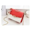 Bolso De Mano Para Mujer Crossbody Exquisit Cuadrado Pequeño Rojo