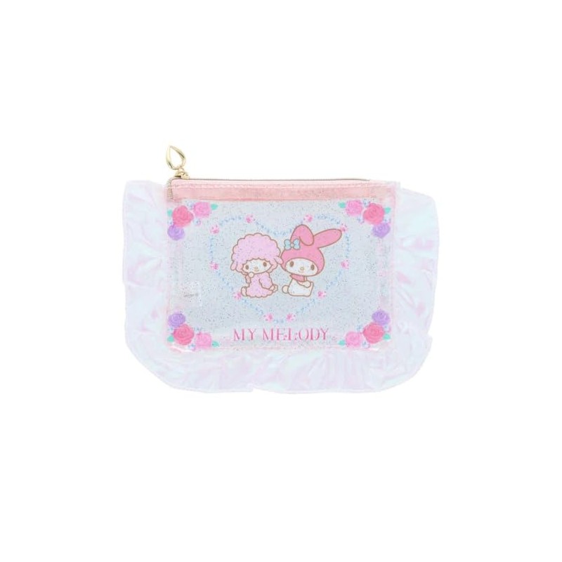 Sunstar Stationery Sanrio Character Pouch, Clear Pouch, Y2K Ballet Core,