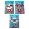 Fun Express Superhero Animals Sticker Scenes - 12 Pc