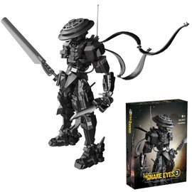 Snake Eyes Samurai Building Blocks Set,Ronin Warriors Model, Janpanese Anime Action Figure Toy Set,1053 Pcs Creative Toy Gifts