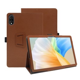 Case for Blackview Tab 90 Wifi, Premium PU Leather Multi-Angle Stand Business Folio Case Book Cover for Blackview Tab 90 Wifi 11 Inch (Brown)