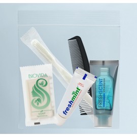 Moda West 24 Kits - Bulk Case of Wholesale Basic Toiletry Kits for Men, Women, Travel, Charity