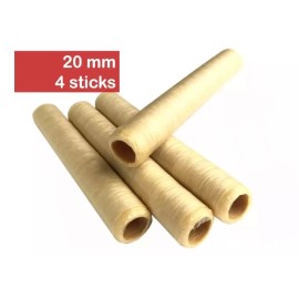 SALVIGAR Collagen Casings Dry 20mm / 50ft for stuffing 49 Lb 360 sausages 4 sticks