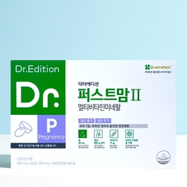 Doctor Edition Doctor First Mom 2 Pregnant women in the second and third trimester of pregnancy, iron and folic acid comprehensive nutritional supplement, all-in-one, 2-month supply / 닥터에디션 닥터퍼스트맘2 임신중기 후기 임산부 철분 엽산 종합영양제 올인원 2개월분