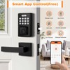 Probrico Keyless Entry Door Lock with Handle, Smart Locks for