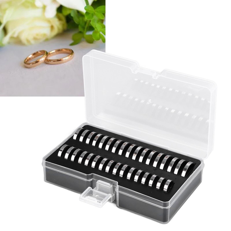 Ring Sizer Measuring Tool, Jewellery Sizing Stainless Steel Ring Sizer