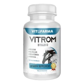 Vitrom Vitamina B15 Y B12 Para Gallos 100 Tabletas