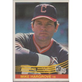 1984 Donruss Mike Hargrove Indians Baseball Card #495