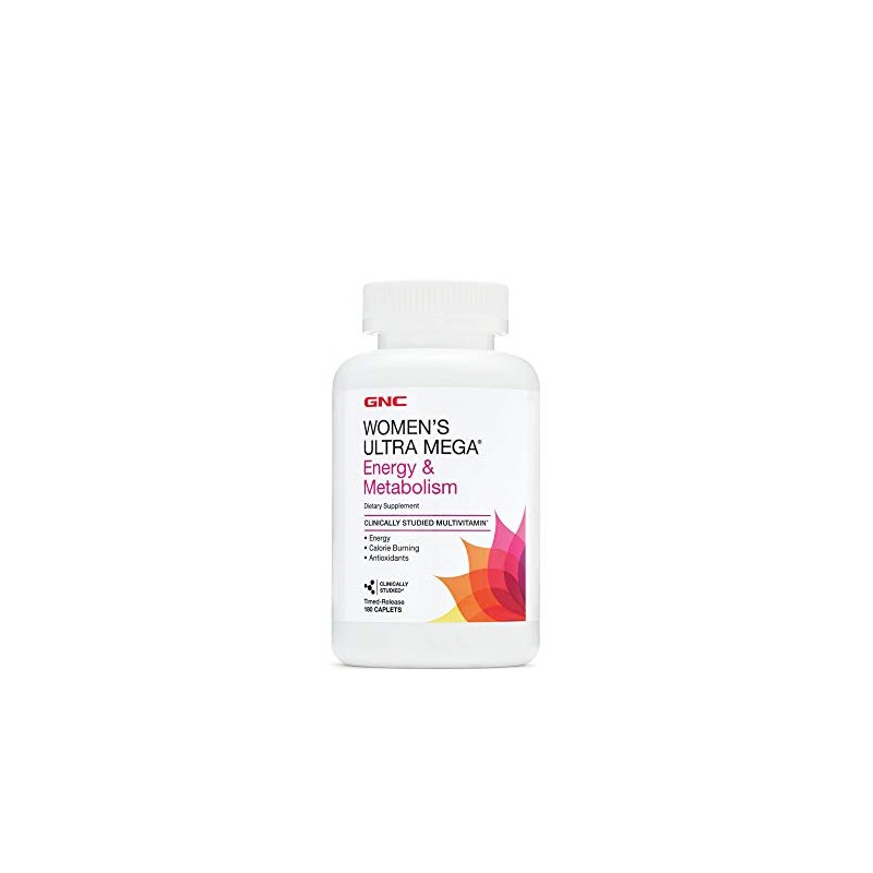 GNC Womens Ultra Mega Energy and Metabolism Multivitamin for Women,