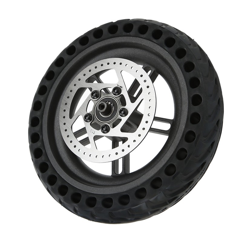 Scooter Rear Wheel Assembly 8.5in Solid Tire Wheel Hub 110mm