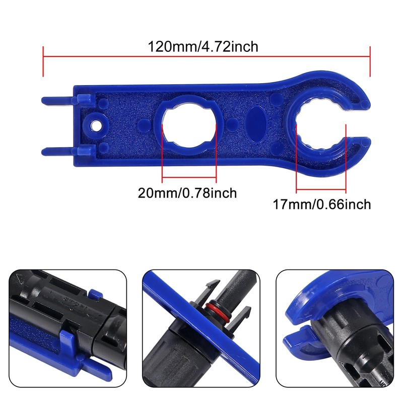 ACEIRMC 2 Pairs Solar Panel Connectors 1 to 4 Y