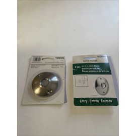 Gate House Lot Of 2 Gatehouse Defender Satin No Deadbolt Passage Door Knob (2-Pack) 0250848