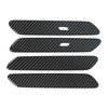 Car Exterior Side Door Handle Cover Trim Sticker Carbon Fiber