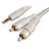 LEAD, 3.5 P TO 2X PHONO, WHITE, 5M, Audio &