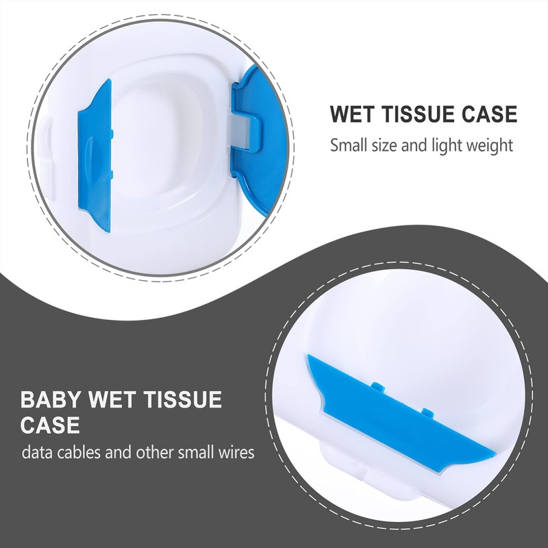 1pc Box Wet Tissue Box Mini Travel Pp Plastic Panda