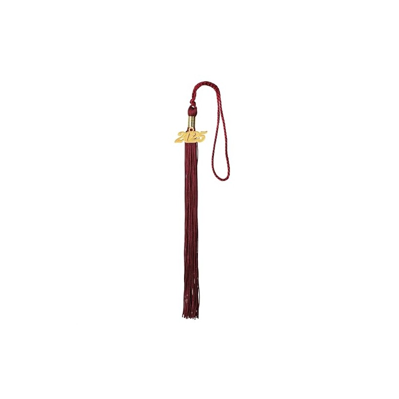 Newrara Graduation Unisex Matte Adult Graduation Cap with Tassel, Maroon,