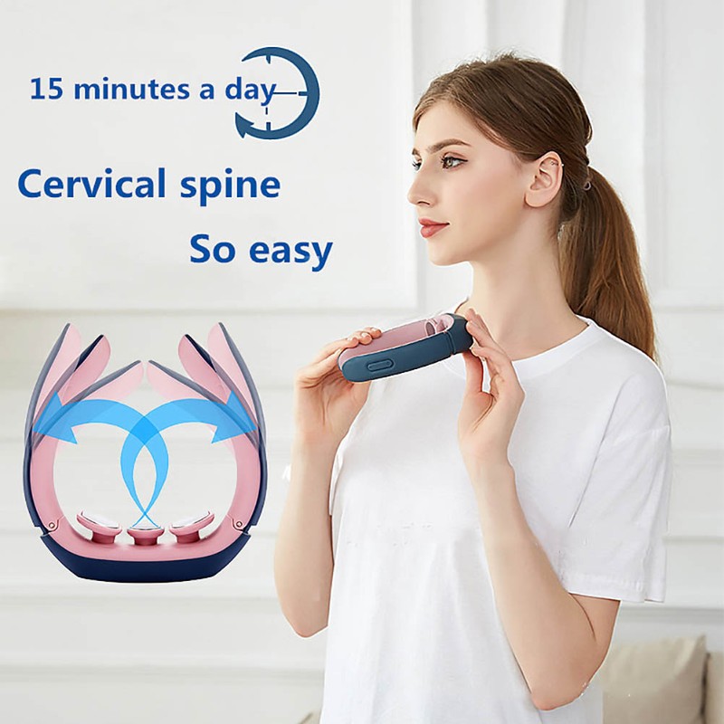 Cervical Massager Electric Intelligent Neck Massager with 4 Modes and