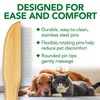 Vet's Best Flea Comb | Real Bamboo with Contour Grip