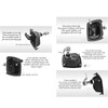T Handle Door Latch 4x6mm Hole Spacing Zinc Alloy Folding