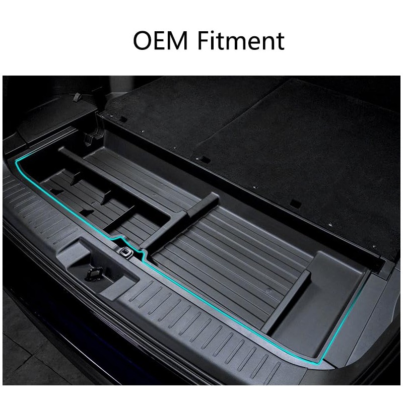 AutoQi For 2020-2025 Toyota Highlander Trunk Hidden Storage Box, SUV
