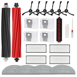 Lejapwat 23Pcs Accessories Kit Fit for Roborock S8 Pro Ultra Robot Vacuum, Replacement Parts with Main Brush, Filter, Dust Bag, Side Brush, Mop Cloths