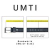 UMTI® Gürtel Herren Ledergürtel aus Büffelleder für Männer 25- (23A)
