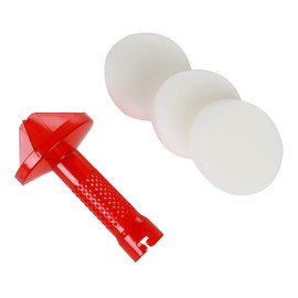 Moreffi 3pcs Foam Filters & 1pc Dirt Cup Baffle Replacement Compatible With Hoover Linx Platinum Cordless Stick Vacuums BH50010 & BH50015, Compare to Part No. 517758001 & 517758003