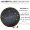 LONCHAN Steel Tongue Drum - 14 Inch 15 Notes C-Key