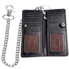 IBRO Long Bifold Chain Wallet – RFID Blocking Biker Wallet
