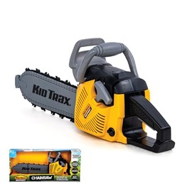 Kid Trax Chain Saw Construction Toys - Kids Toys, Gardening Tools, Kids Chainsaw, Easy to Use, Pretend Play, Tools for Kid, Realistic with Lights & Sounds, Toys for 3 Year Old Boys and Girls Above