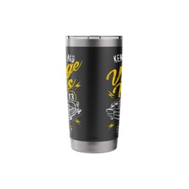 Kensington Maryland USA Vintage Vibes Car Distressed Design Stainless Steel Insulated Tumbler