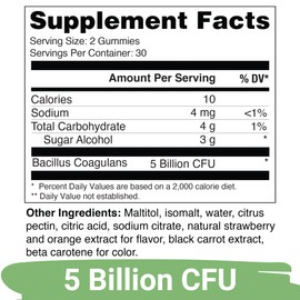 Yuve Vegan Probiotic Gummies, Probiotics for Women & Men, Sugar & Gluten-Free Gummy Probiotics, Digestive & Immune Support, 5 Billion CFU, Helps with Constipation, Bloating & Leaky Gut - 60ct (2 Pack)