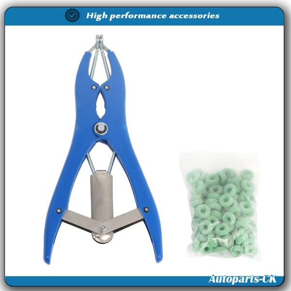 munirater Elastrator Plastic with 100 Rubber Rings Castration Plier Applicator
