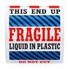 Hylabelest 3×5 Inch Fragile This End Up Stickers Liquid in