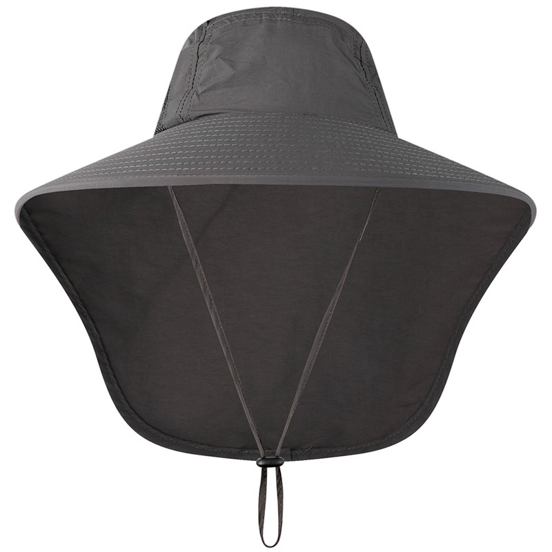 Fishing Cap Wide Brim Sun Hat with Neck Flap for