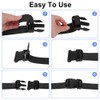 AUAUY Plastic Buckles Clips 38mm(8 Pcs), Side Release Buckles, Dual