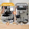 Appliance Slider Compatible with Ninja Espresso Machine, Transparent Acrylic Sliding