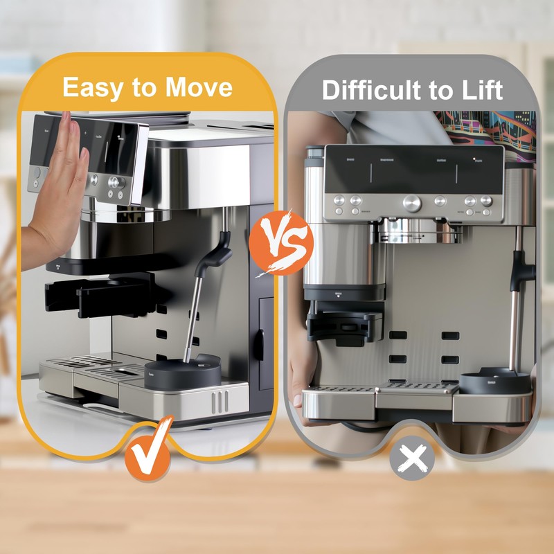 Appliance Slider Compatible with Ninja Espresso Machine, Transparent Acrylic Sliding