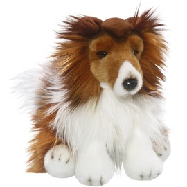 Carl Dick Rough Collie dog 10 inches, 25cm, Plush Toy, Soft Toy 3345