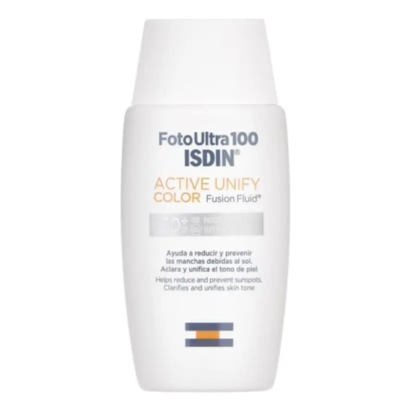 Protector Solar Fotoultra 100 Active Unify Color 50ml Isdin
