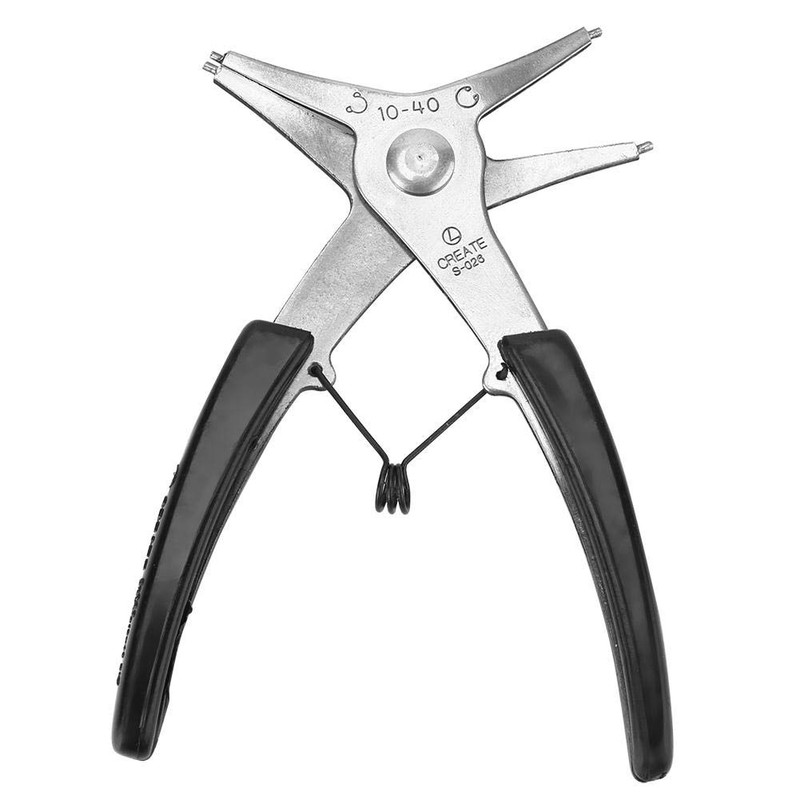 1Pc Snap Ring Pliers Dual-Purpose Circlip Pliers Removing Reassembling Tool