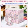 Therwen 100 Pack Pocket Tissues Travel Packs Bulk 1000 Sheet