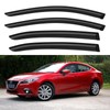 Window Visors Rain Guards for 2014-2018 Mazda 3 Sedan, Out-Channel
