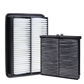 PAJ8-13-3A0A Engine Air Filter and BDGF-61-J6X Cabin Air Filter kit Compatible with 2019-2025 Mazda 3 2020-2025 CX-30 2023-2025 CX-50 Replaces PAJ-13-3A0A PAH9-13-3A0A BDGF-61-J6X BDTS61J6X